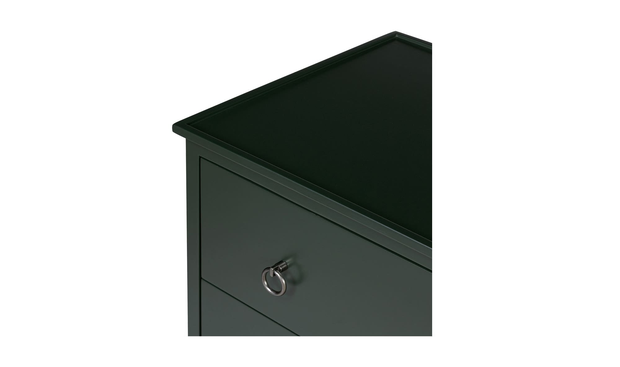 Reagan 3 Drawer Nightstand Deep Green by Moe's Home Collection - view 9