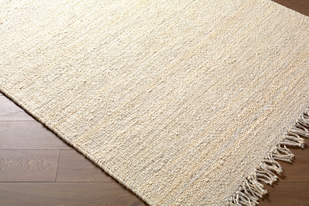 Jute Ivory Handmade Rug - corner