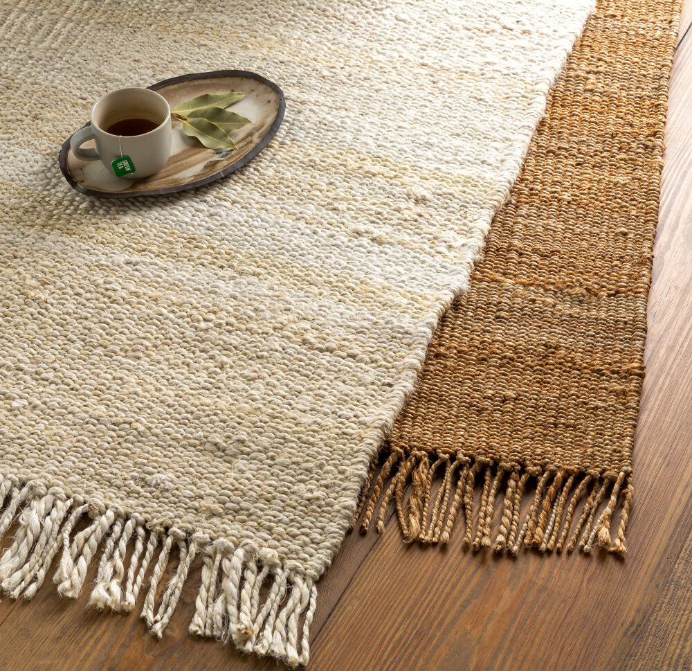 Jute Beige Handmade Rug - styleshot