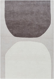 Rossi Charcoal/White Handmade Rug - 2' x 3'
