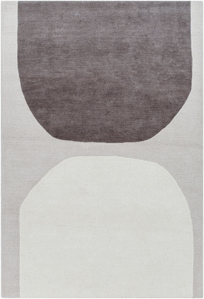 Rossi Charcoal/White Handmade Rug - 2' x 3'