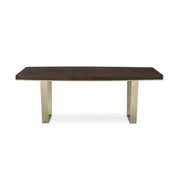 Streamline Dining Table Aged Bourbon 82" by Caracole