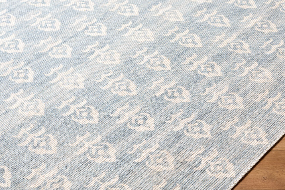 Flora Machine Woven Rug JYFL-2301 - corner
