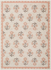 Louise Black/Light Brown Machine Woven Rug JYLS-2300 - 2' x 2'11"