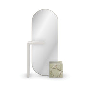 Monaco Almond Milk Mirror 30" by Caracole