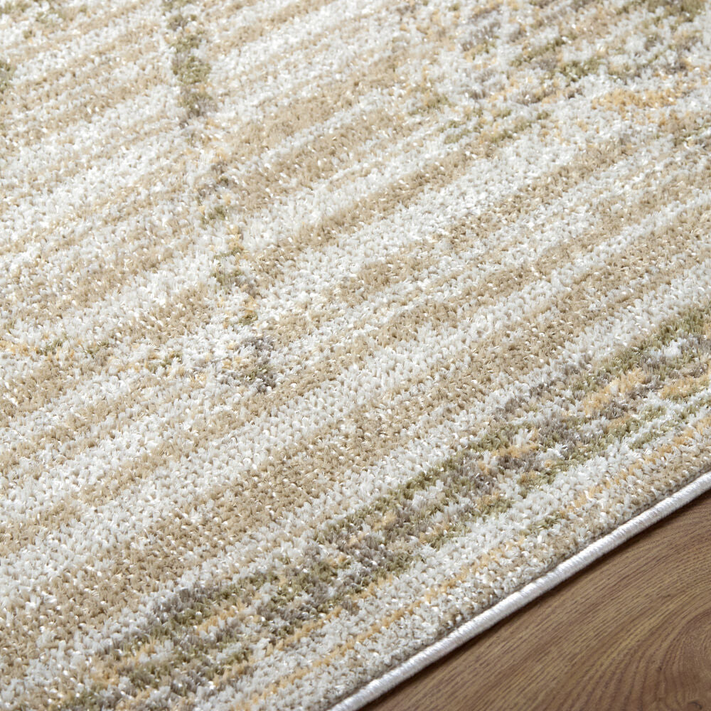 Jazz Ivory/Tan Machine Woven Rug JZZ-2300 - texture