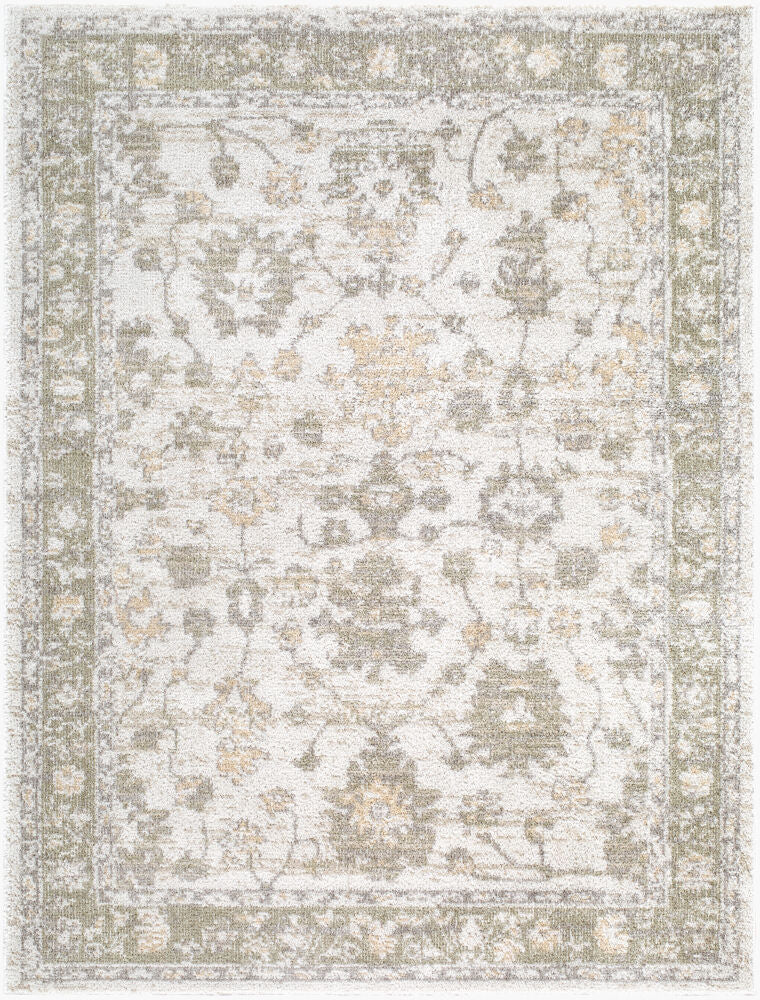 Jazz Ivory/Tan Machine Woven Rug JZZ-2301 - 5'3" x 7'