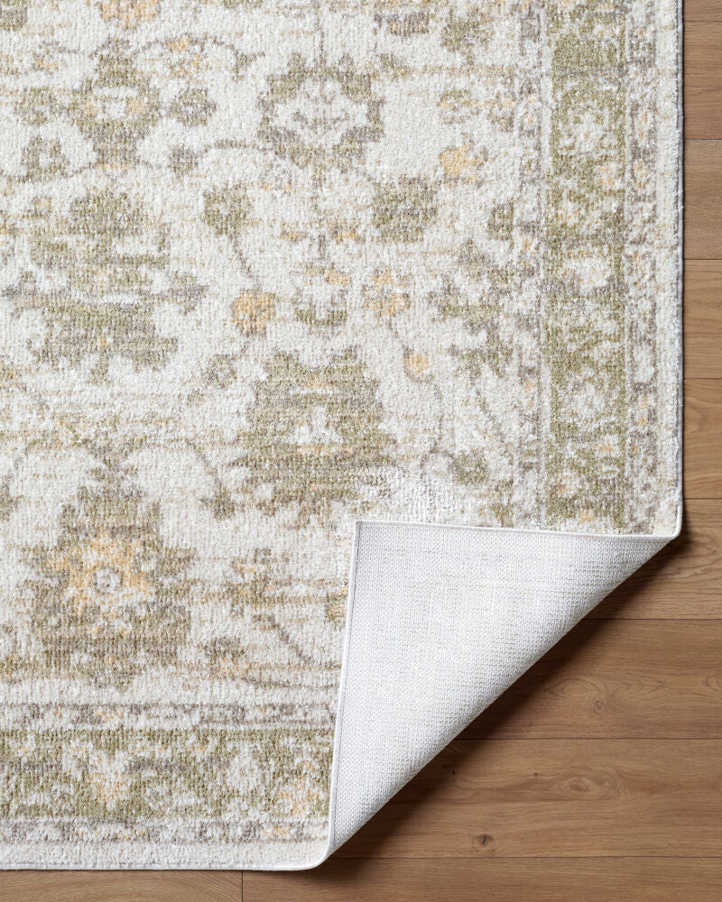 Jazz Ivory/Tan Machine Woven Rug JZZ-2301 - fold