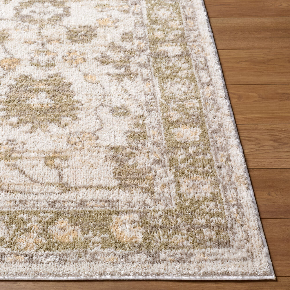 Jazz Ivory/Tan Machine Woven Rug JZZ-2301 - front