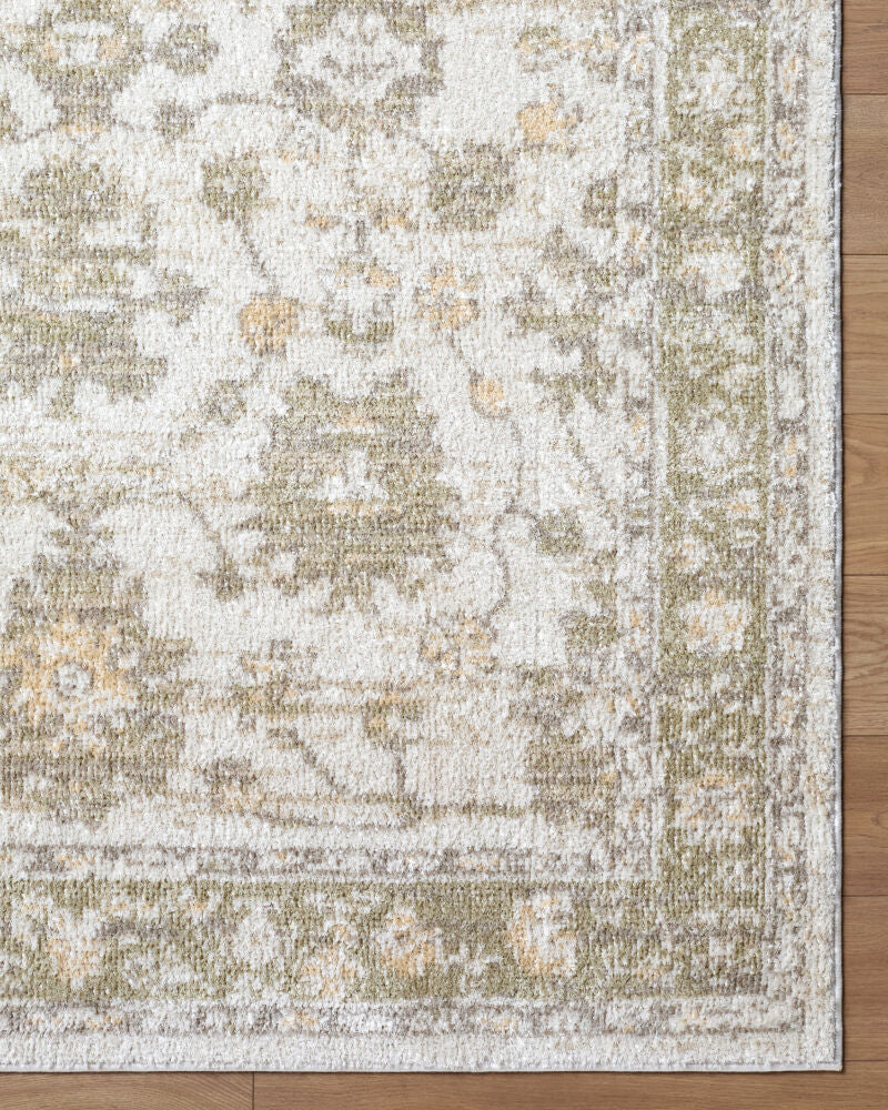 Jazz Ivory/Tan Machine Woven Rug JZZ-2301 - overhead