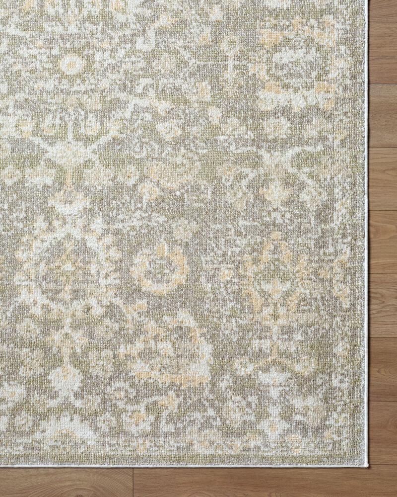 Jazz Ivory/Tan Machine Woven Rug JZZ-2303 - overhead