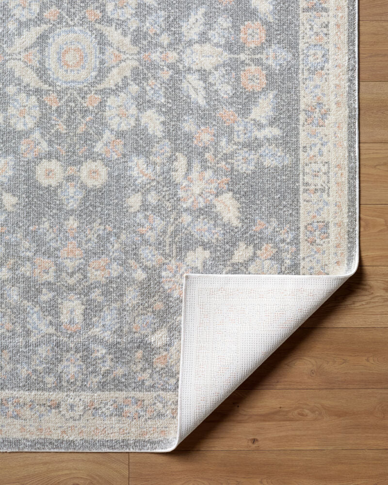 Jazz Cream/Slate Machine Woven Rug JZZ-2304 - fold