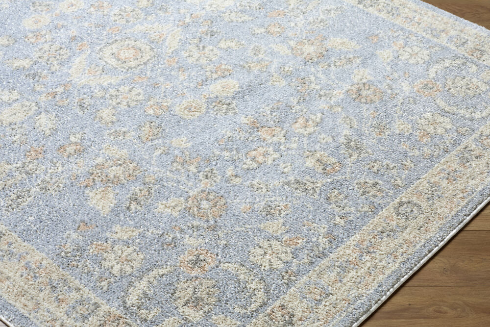 Jazz Cream/Slate Machine Woven Rug JZZ-2305 - corner
