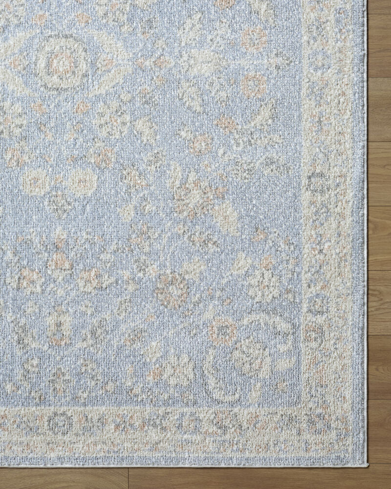 Jazz Cream/Slate Machine Woven Rug JZZ-2305 - overhead