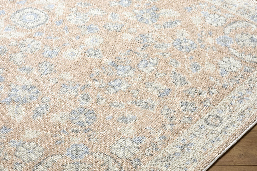 Jazz Cream/Slate Machine Woven Rug JZZ-2306 - corner