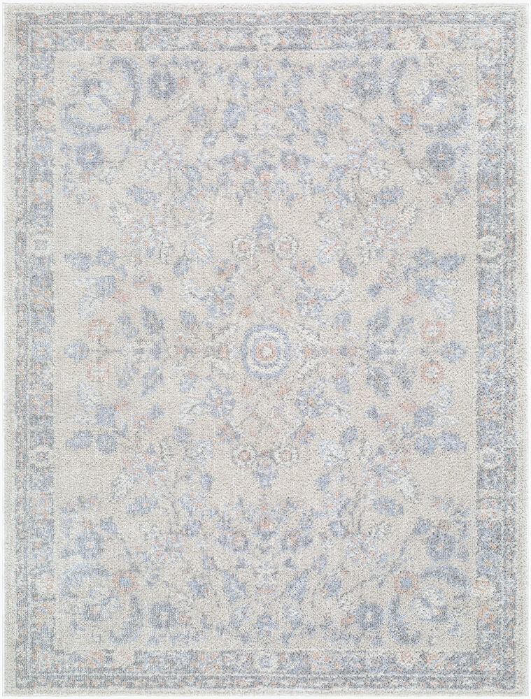 Jazz Cream/Slate Machine Woven Rug JZZ-2307 - 5'3" x 7'