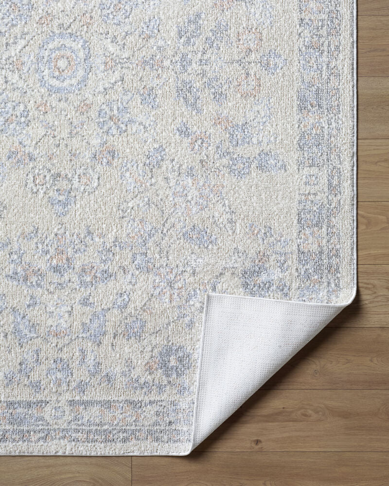 Jazz Cream/Slate Machine Woven Rug JZZ-2307 - fold