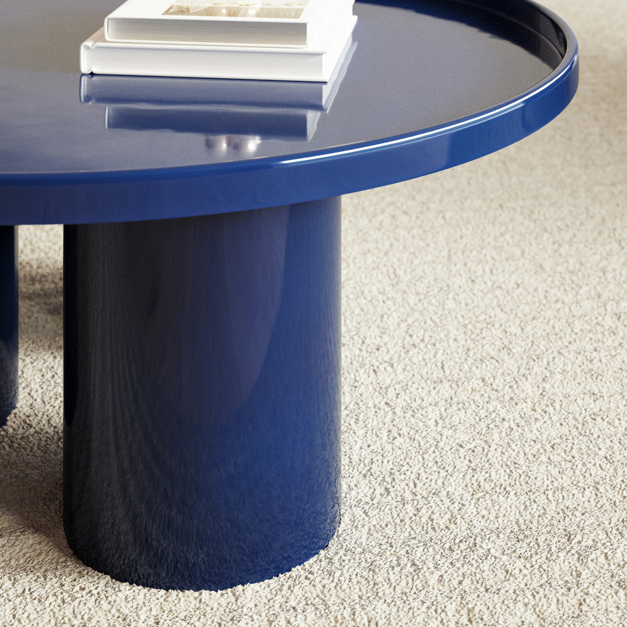 Eclat - Sofia Enamel Coffee Table - Navy