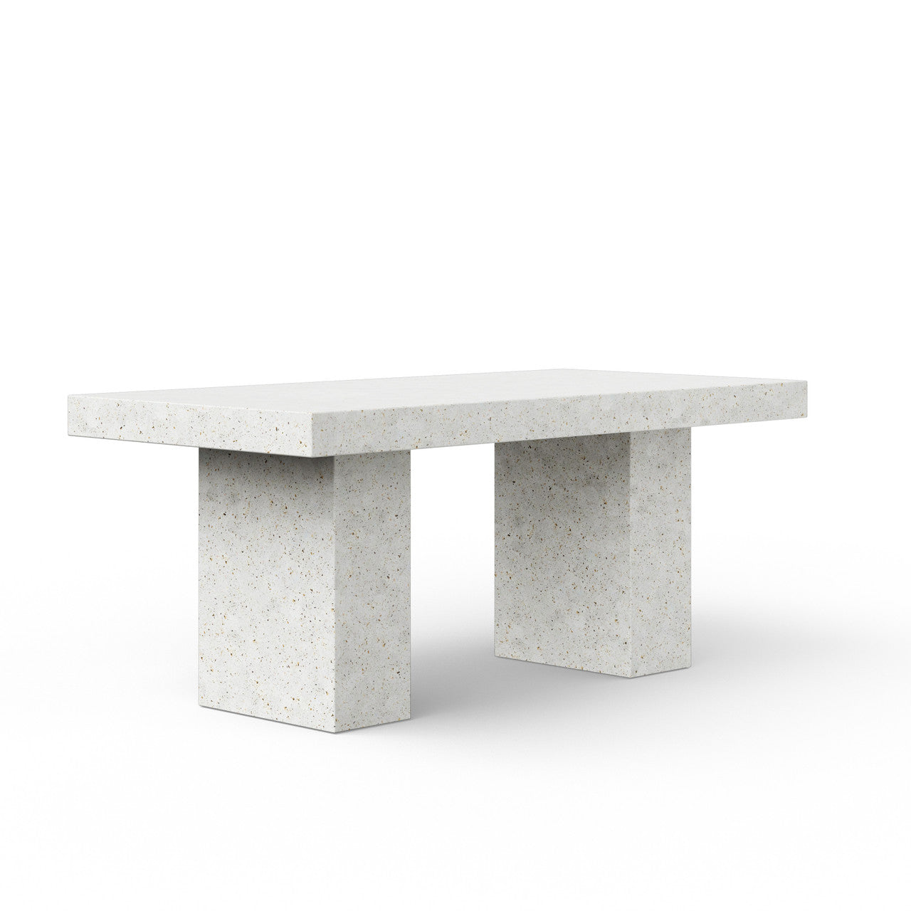 Mixx - Elcor Dining Table - 35.5" x 70.75" - Ivory Terrazzo