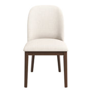 Kaitlyn Beige Fabric Dining Chair (Set Of 2)
