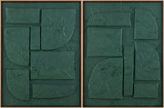 Kako Framed Art KAKO-002 - 32"H x 24"W x 2"D, 32"H x 24"W x 2"D