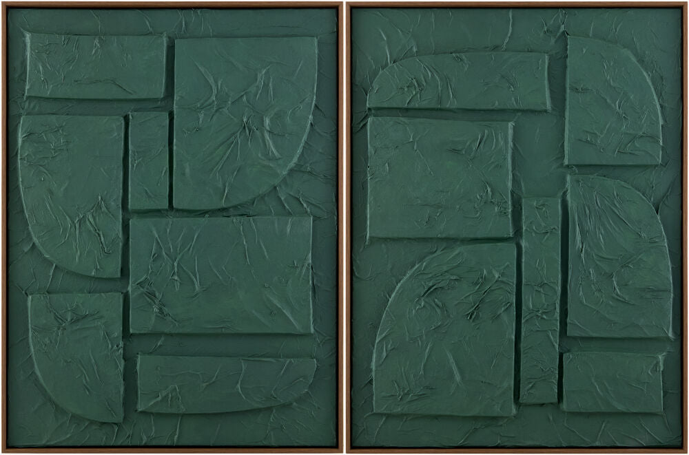 Kako Framed Art KAKO-002 - 32"H x 24"W x 2"D, 32"H x 24"W x 2"D