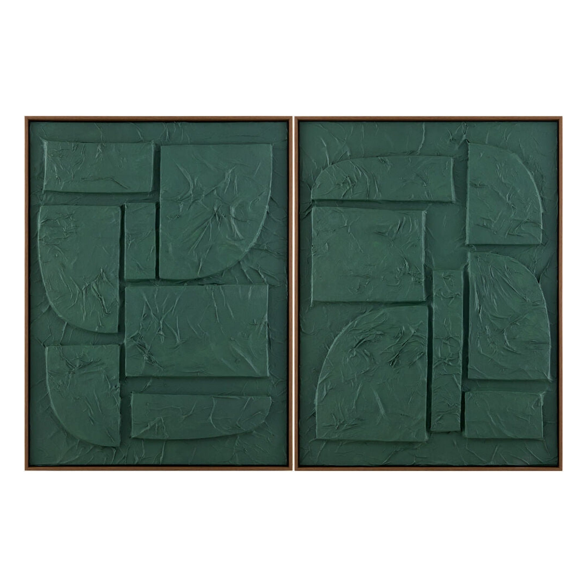 Kako Framed Art KAKO-002 - 32"H x 24"W x 2"D, 32"H x 24"W x 2"D