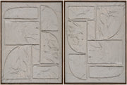 Kako Framed Art KAKO-003 - 32"H x 24"W x 2"D, 32"H x 24"W x 2"D