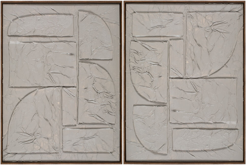 Kako Framed Art KAKO-003 - 32"H x 24"W x 2"D, 32"H x 24"W x 2"D