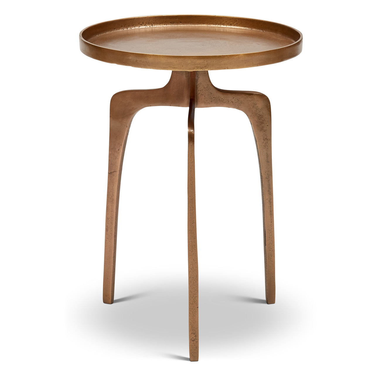Elements - Vinya End Table - Antique Brass