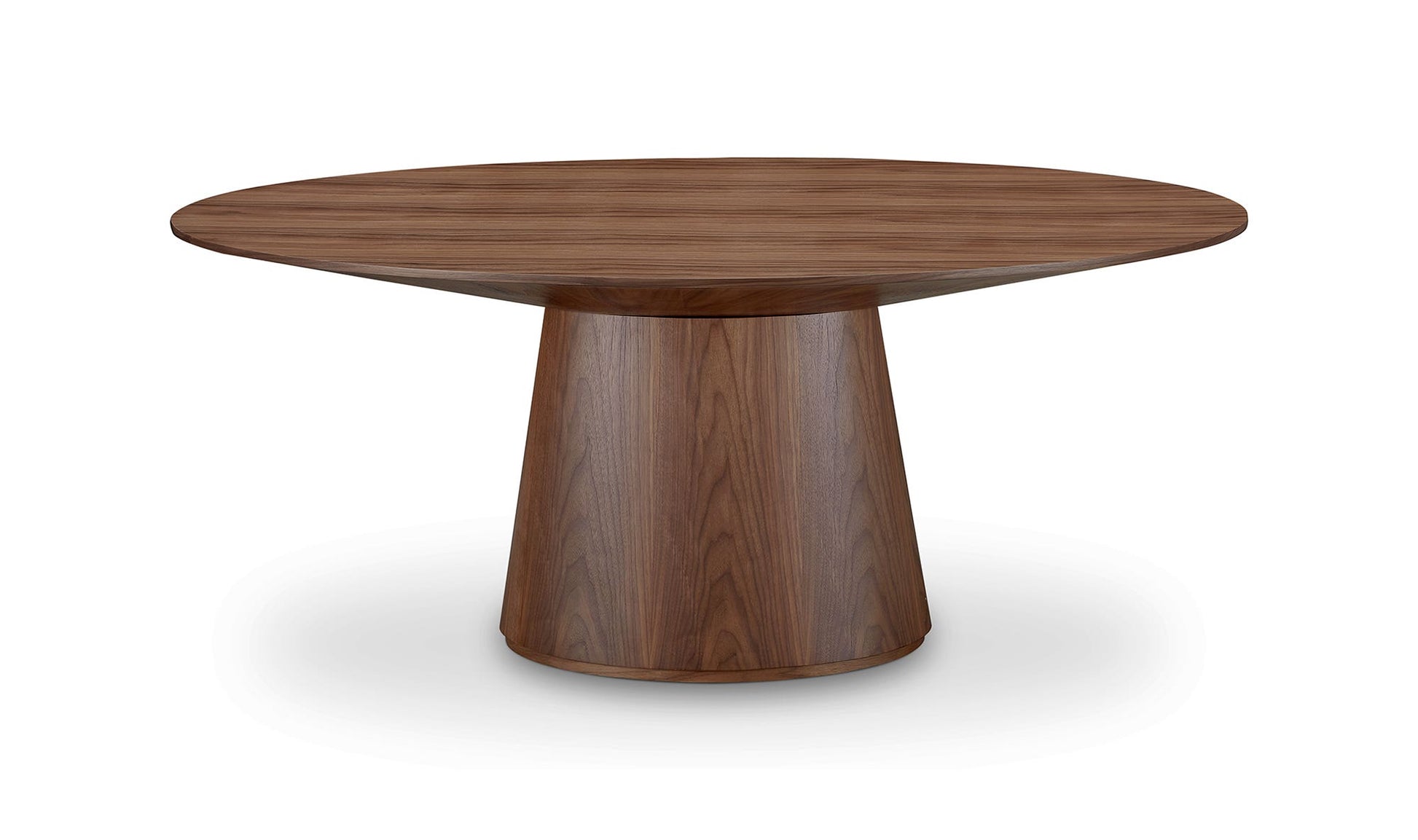 Otago Oval Dining Table Walnut Brown by Moe's Home Collection - view 4