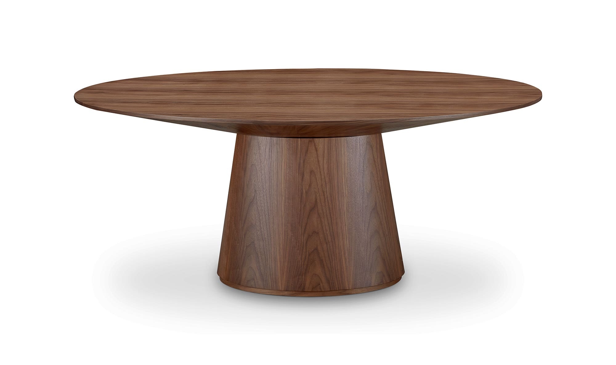 Otago Oval Dining Table Walnut Brown by Moe's Home Collection - view 4