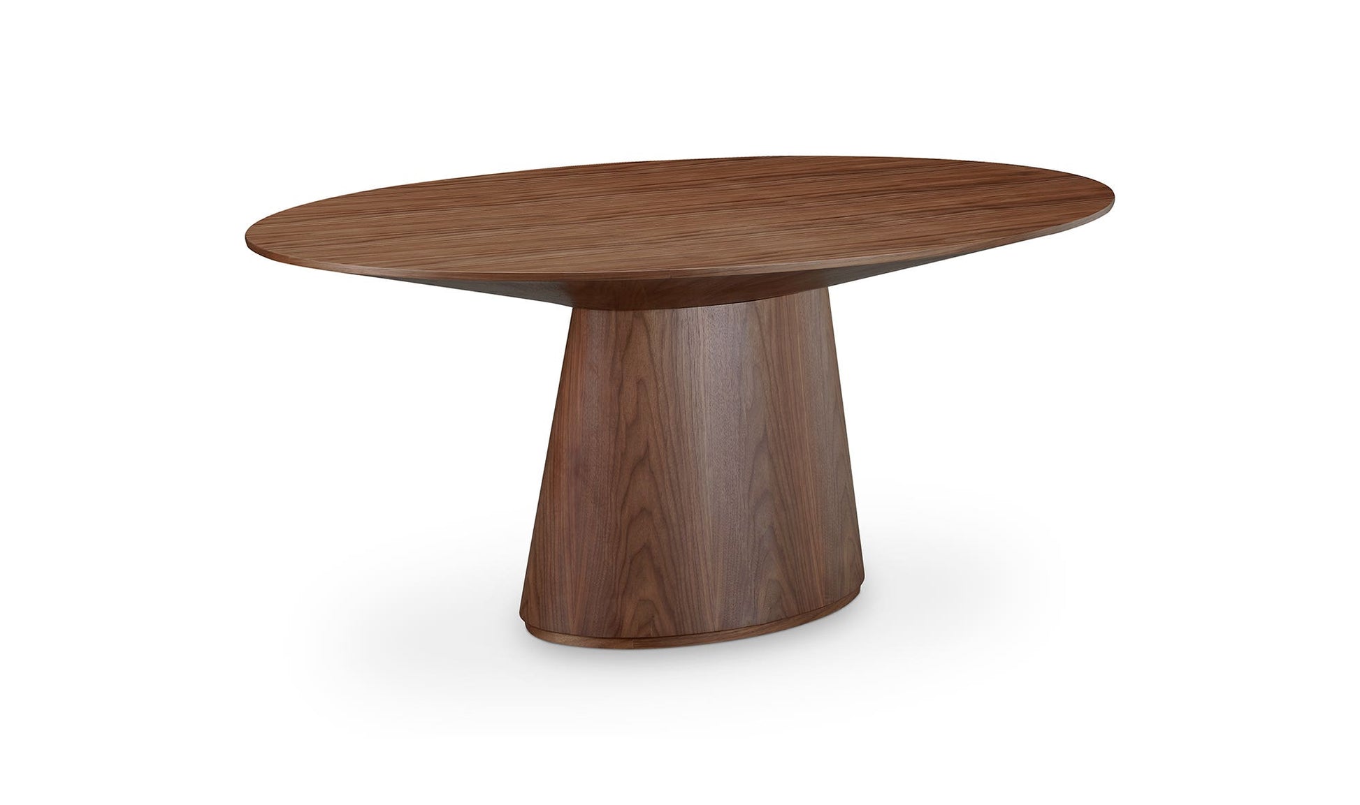 Otago Oval Dining Table Walnut Brown by Moe's Home Collection - view 6
