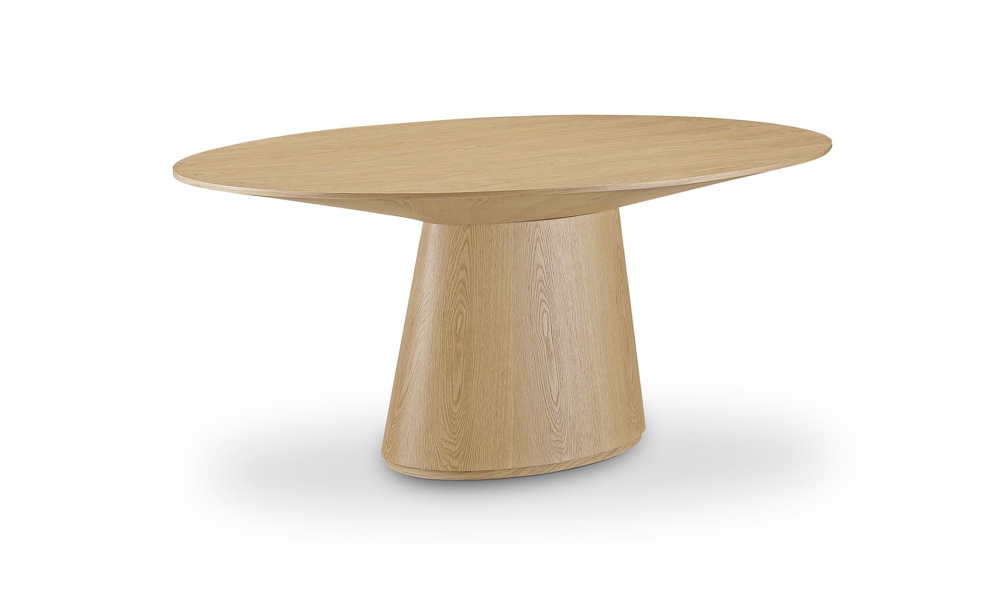 Otago Oval Dining Table Natural Oak by Moe's Home Collection - view 9