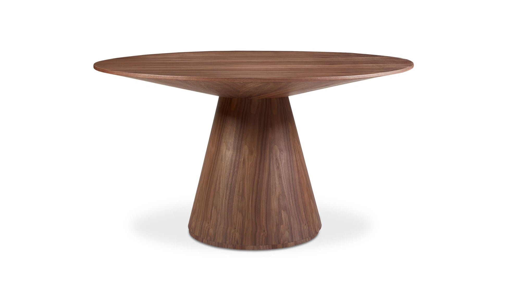 Otago Round 54In Dining Table Walnut Brown by Moe's Home Collection - view 6
