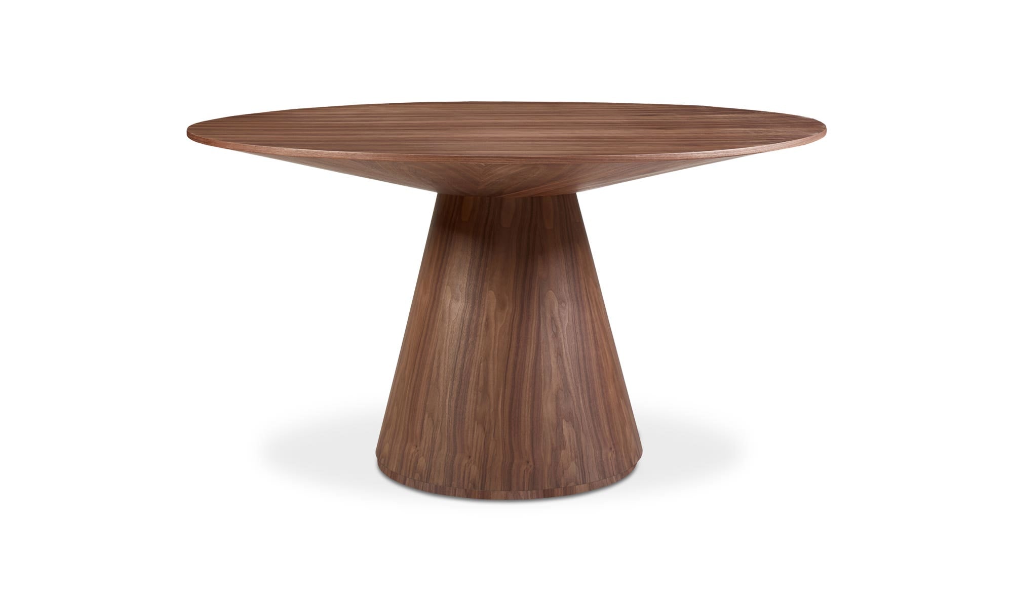 Otago Round 54In Dining Table Walnut Brown by Moe's Home Collection - view 6