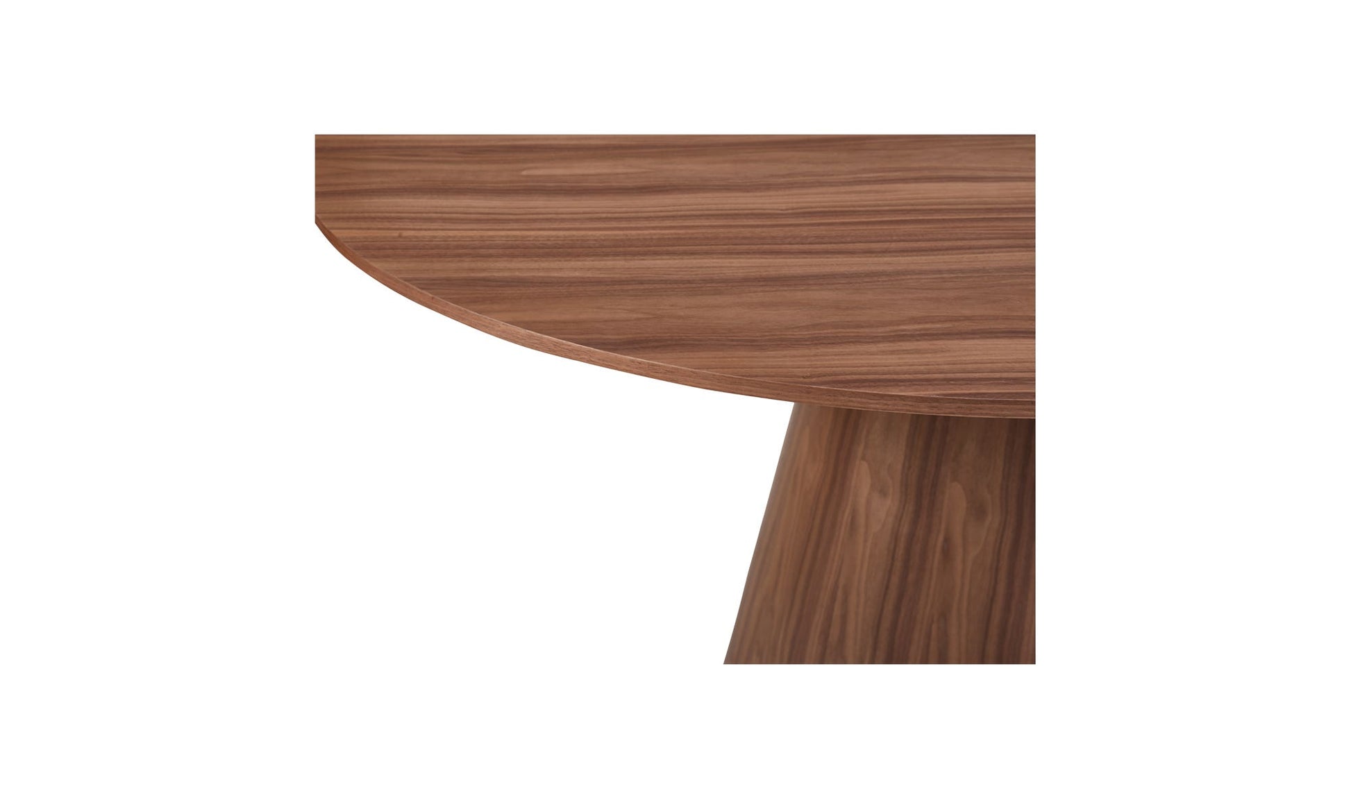 Otago Round 54In Dining Table Walnut Brown by Moe's Home Collection - view 12