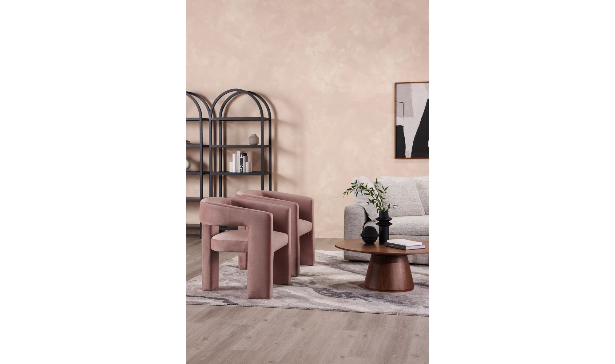 Otago Coffee Table Walnut Brown by Moe's Home Collection - view 5