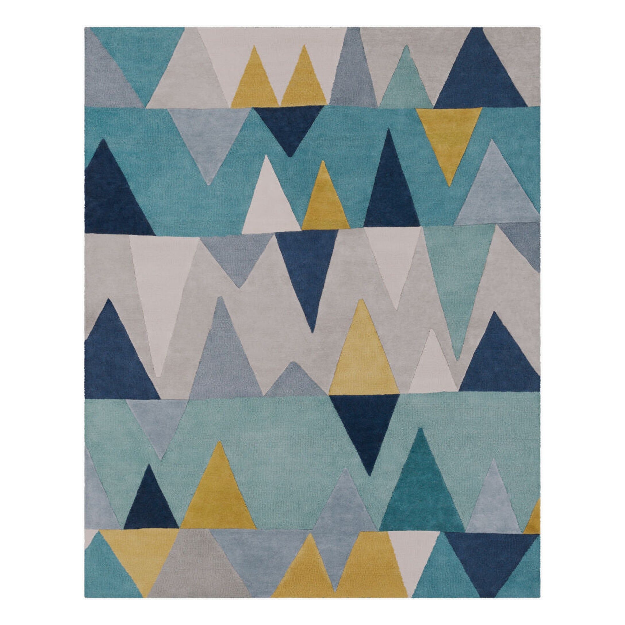Kennedy Blue/Teal Handmade Rug - 10' x 14'