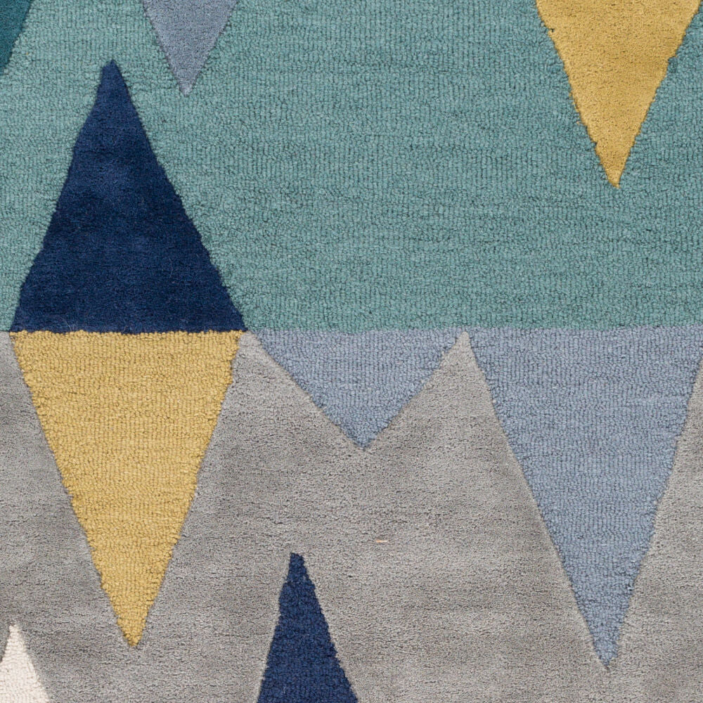 Kennedy Blue/Teal Handmade Rug - swatch