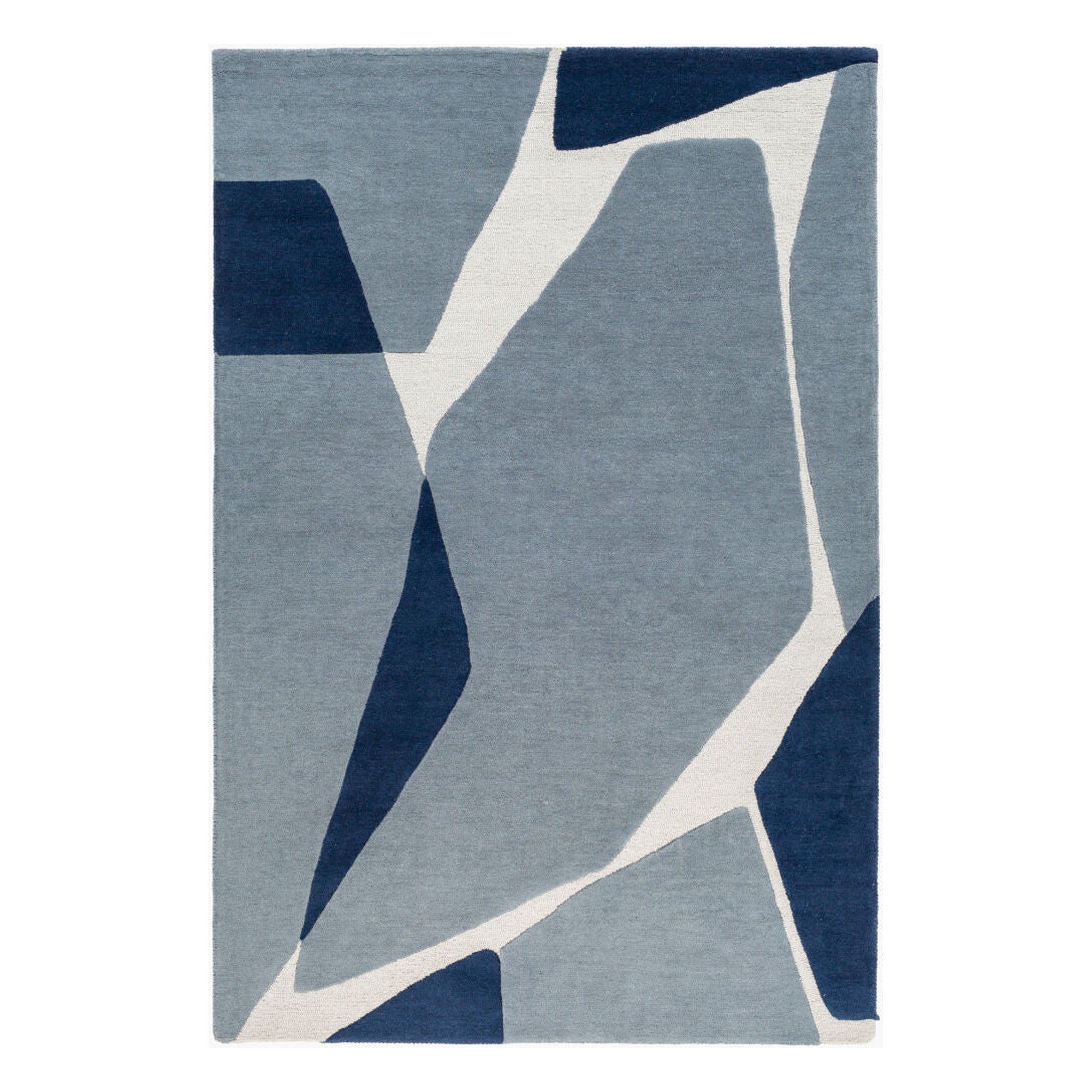 Kennedy Blue/Navy Handmade Rug - 10' x 14'