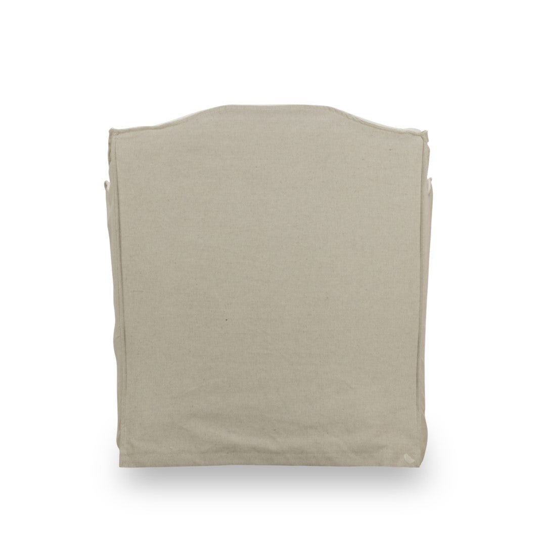 Keith Slipcovered Swivel in Milar Natural