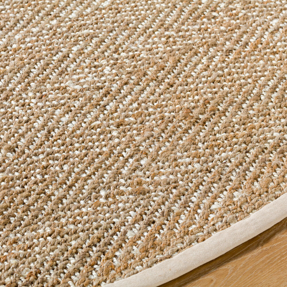 Kerala Light Beige/Tan Handmade Rug - texture