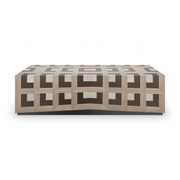 Illusion Almost Black Coffee Table 60" by Caracole