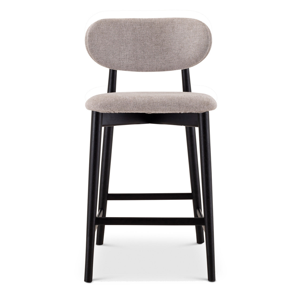 Lucia Counter Stool - Harvest Jute Seat - Ebano Frame