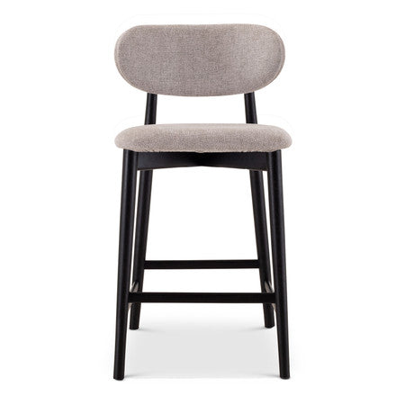 Lucia Counter Stool - Harvest Jute Seat - Ebano Frame