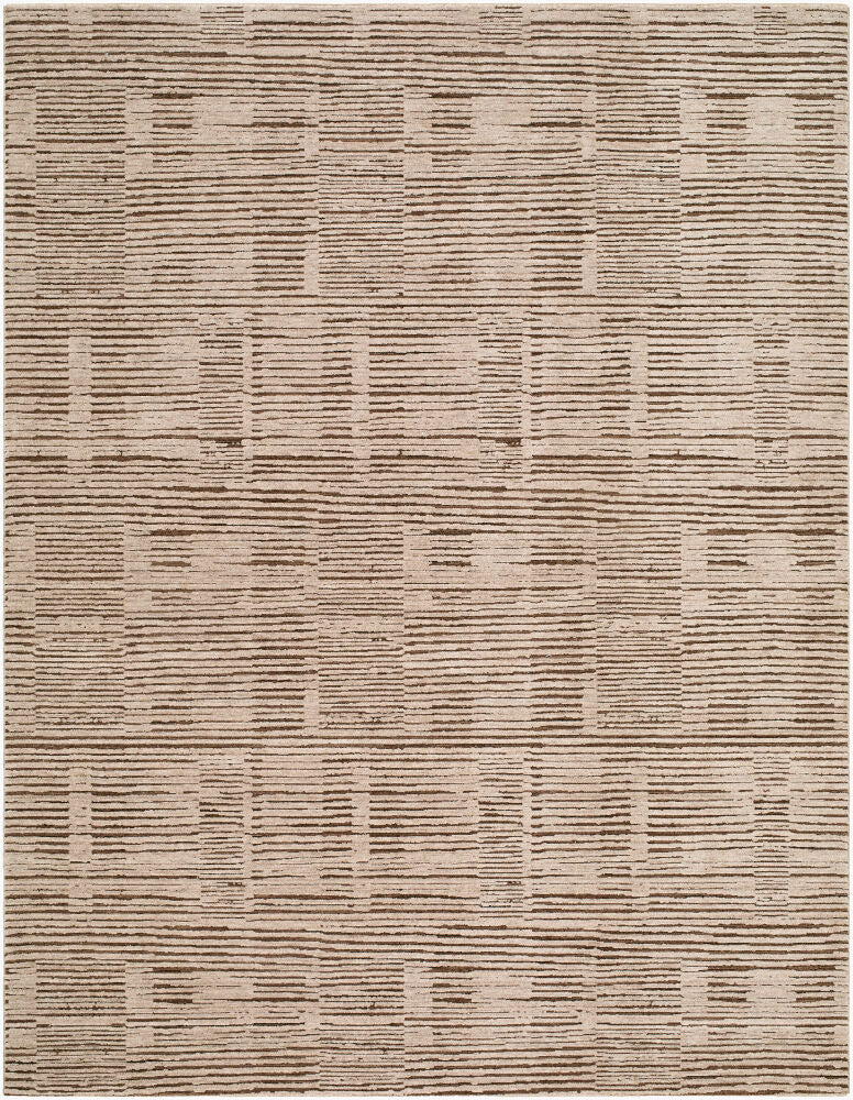 Keller Charcoal/Tan Machine Woven Rug - 10' x 13'11"