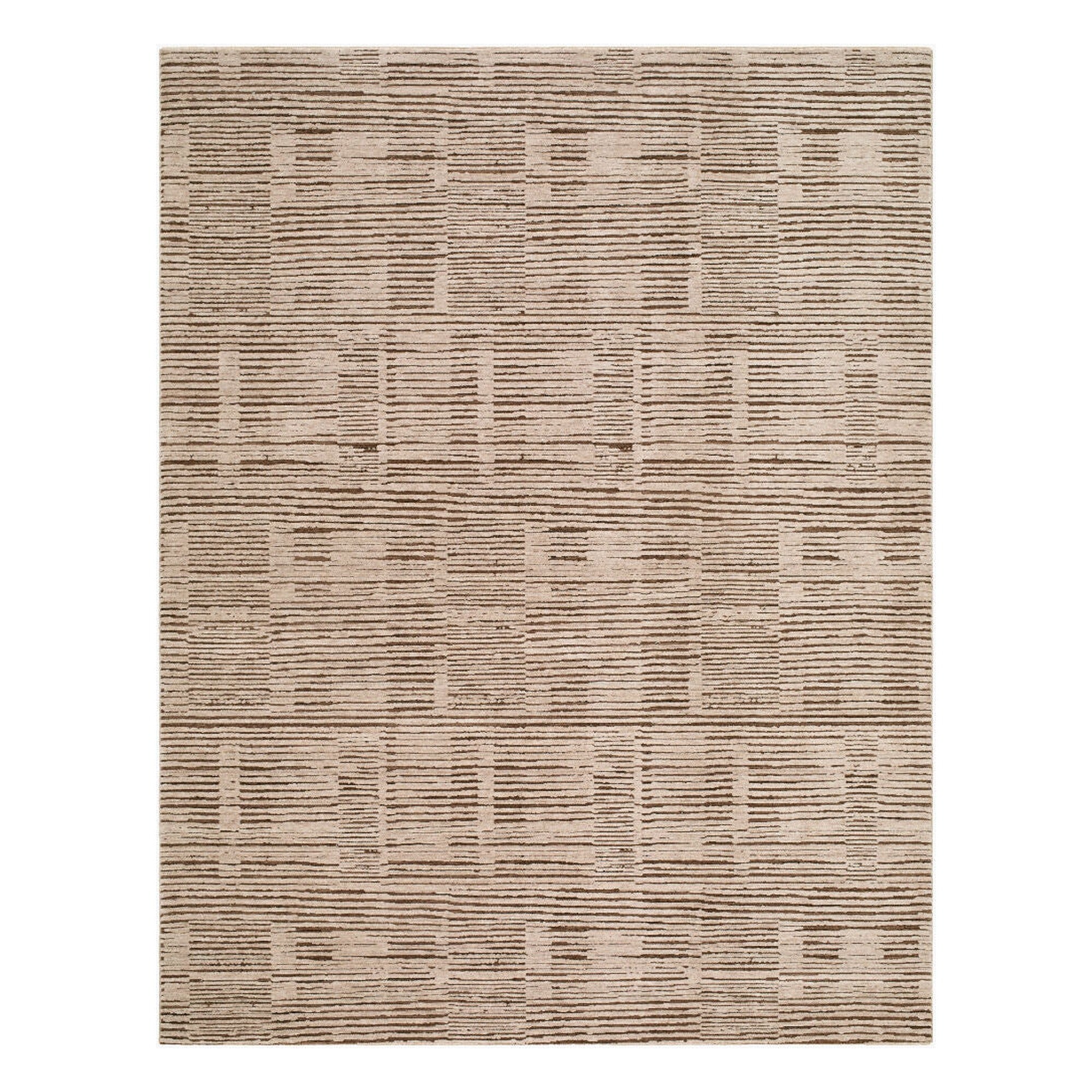 Keller Charcoal/Tan Machine Woven Rug - 10' x 13'11"