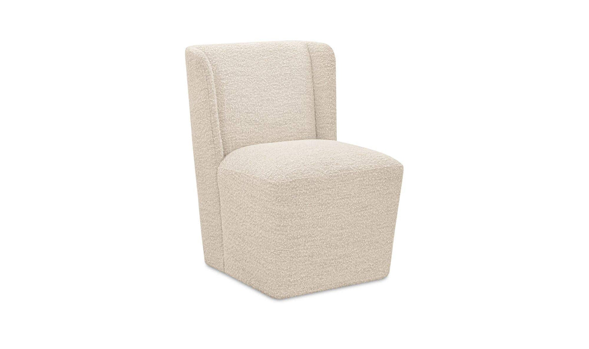 Cormac Rolling Dining Chair White Mist by Moe's Home Collection - view 4
