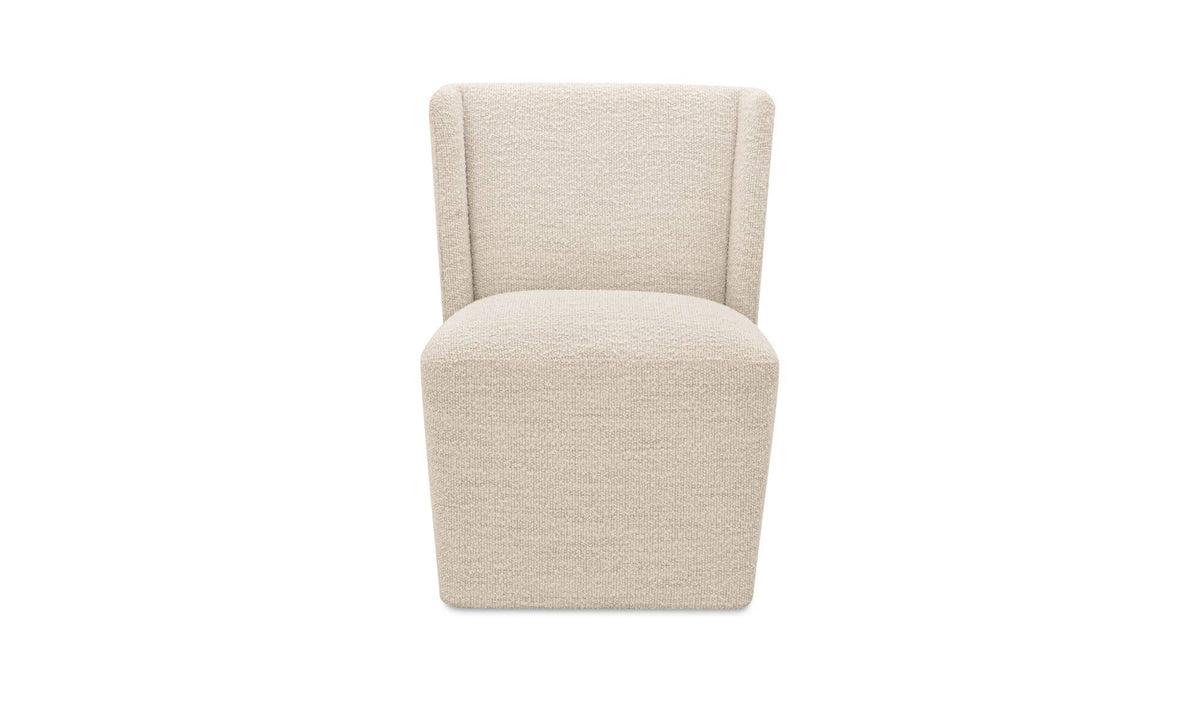 Cormac Rolling Dining Chair White Mist by Moe's Home Collection - view 2